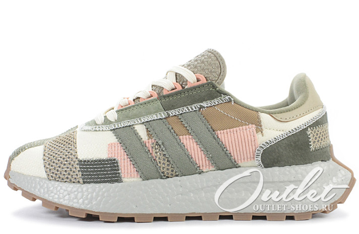 Кроссовки Adidas Retropy E5 Green Brown GX6362 зеленые