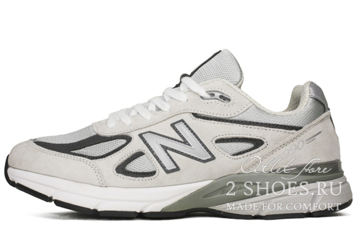 Кроссовки New Balance 990v4 Made in the USA Grey  серые