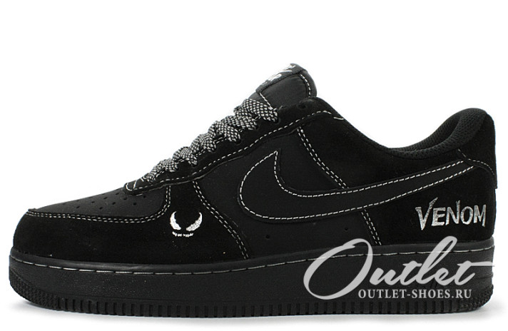Кроссовки Nike Air Force 1 Low Winter Venom Black  черные