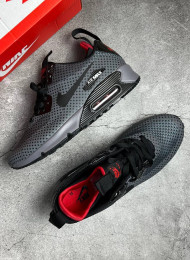 Кроссовки Nike Air Max 90 Mid Gray Anthracite живое фото 2