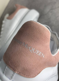 Кроссовки Alexander McQueen White Pink живое фото 4