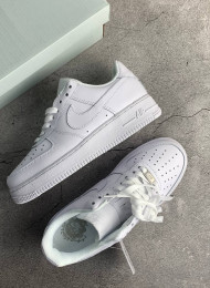 Кроссовки Nike Air Force 1 Low Pure White Leather живое фото 2