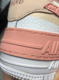 Кроссовки Nike Air Force 1 Low Shadow Washed Coral White Pink Quartz живое фото 4