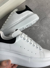 Кроссовки Alexander McQueen White Black живое фото 3