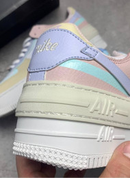 Кроссовки Nike Air Force 1 Low Shadow Glacier Blue живое фото 4