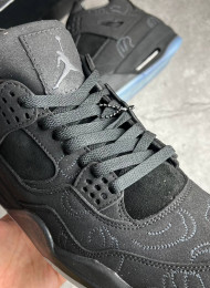 Кроссовки Nike Air Jordan 4 (IV) Retro Kaws Black живое фото 3