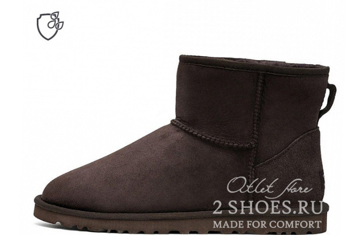 Ugg Australia Classic Mini II Chocolate  коричневые